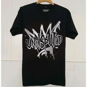 AEW T-Shirt All Elite Wrestling Undisputed Men's Small Pro Wrestling Graphic Tee